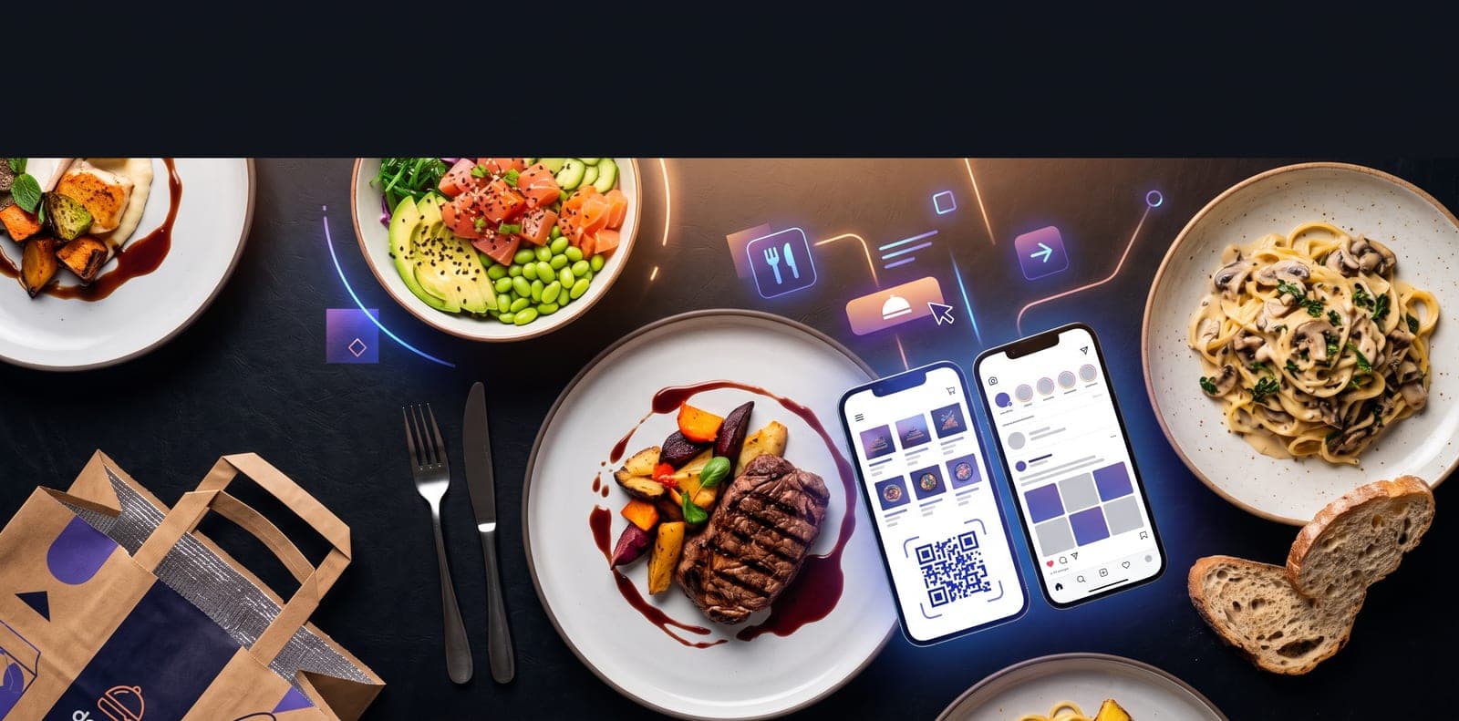 Маркетинг для ресторанов и общепита: SMM, реклама, онлайн-меню, доставка